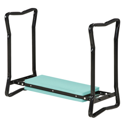 Ergonomic Garden Seat - Padded . Protects Knees And Offers Relaxation. Foldable Convenient. 23.15"D X 10.77"W 18.84"H. Made Of Foam Seat, Design For Ease. Soft Padding Knee Comfort. Storage. Steel