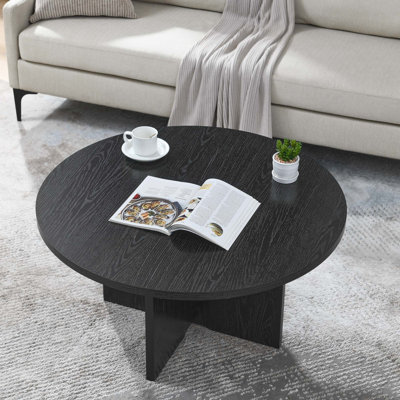  Table basse ronde en bois Boggess