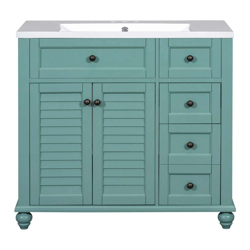 Meuble-lavabo simple 35,4 po avec comptoir
