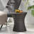 Lambrecht 19.75" W 19.75" D Round Weather Resistant Wicker Side Table-1248612794