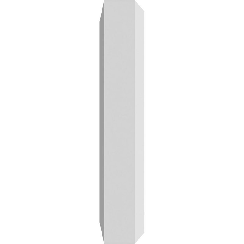 Rosette standard Sedgwick avec bord biseauté, H 6 po x l 6 po x P 1 po