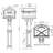 Grand Haven Plastic Post Mounted Mailbox-43009269