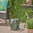 Rabbit Garden Stool, Lightweight Concrete, Gold Patina Finish, No Assembly Required