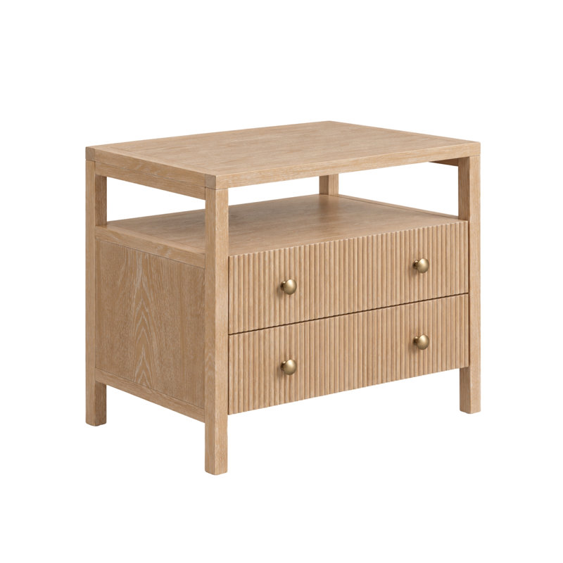 Table de chevet 27,6 po Jennette, Naturel