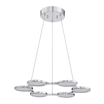 Lustre géométrique 6 lumières unique Rennes