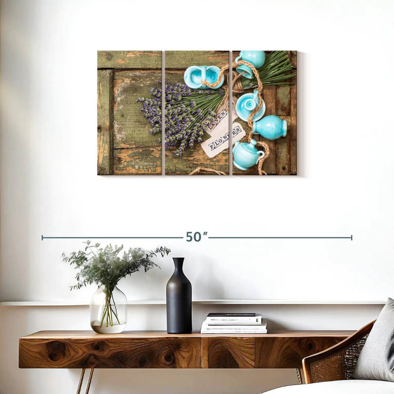 Harnek Rustic Lavender, 20" H x 33" W