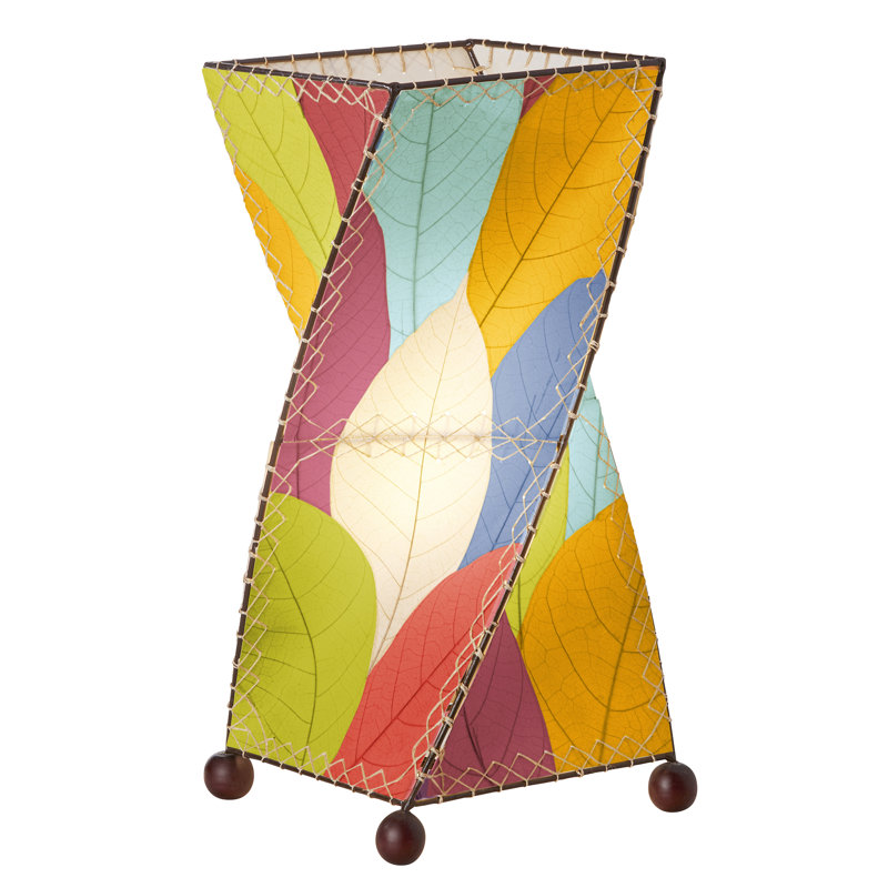 Quintan Metal Novelty Lamp, Blue/Red/Orange
