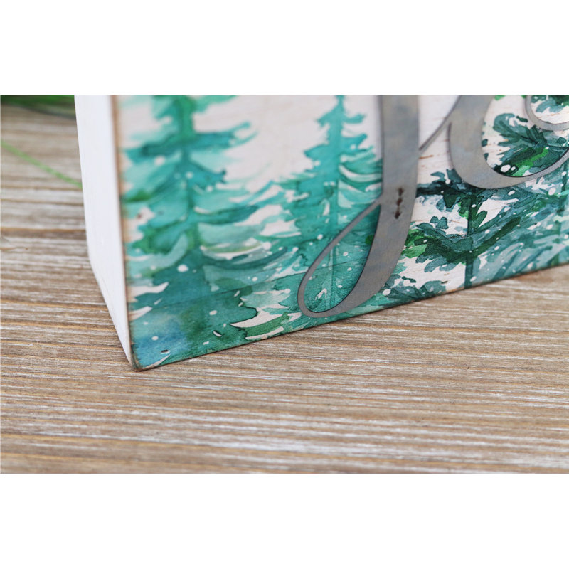 Enseigne Joy en bois et métal galvanisé