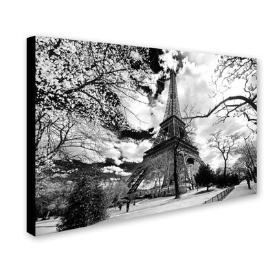 Tour eiffel, reproduction de photo sur toile tendue