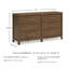Commode 6 tiroirs Geovoni