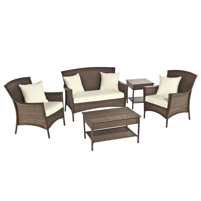 Willernie 4 - Person Patio Conversation Set with Cushions