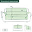 Couch Cover for 3 Cushion Couch, Non-Slip Sofa Slipcover for Dogs, Furniture Protector Cover with Foam Sticks Elastic Straps for Pet Cat (XL Sofa, Chocolate)-672788688-672788697