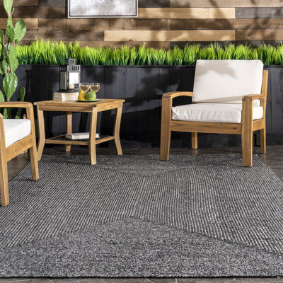 Tapis intérieur / extérieur tressé Edie