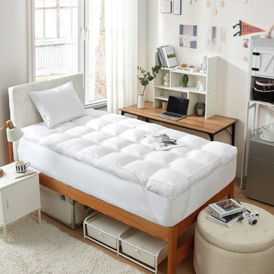 Protège-matelas extra-long en polyester simple