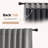 Isio 52" W 100% Blackout Curtain Panel, Thermal Insulated Rod Pocket-232741352-232741355