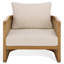 Chaise de patio en teck Skipper