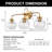 3-Light Globe Vanity Light