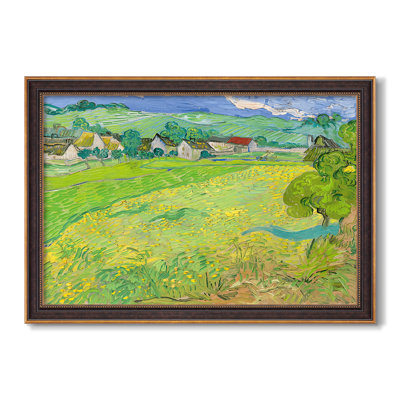 Les Vessenots in Auvers, 1890-Vincent van Gogh-Custom Framed Canvas