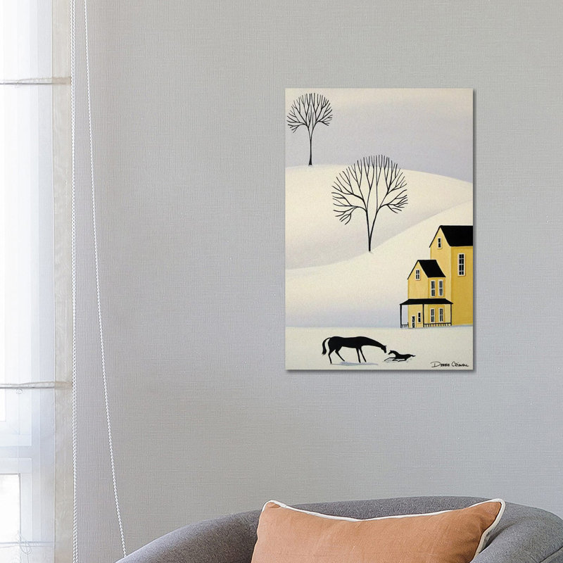 December Birthday 1 Piece Painting on Canvas, 66.04 cm H x 45.72 cm W x 1.91 cm D, Wrapped Canvas