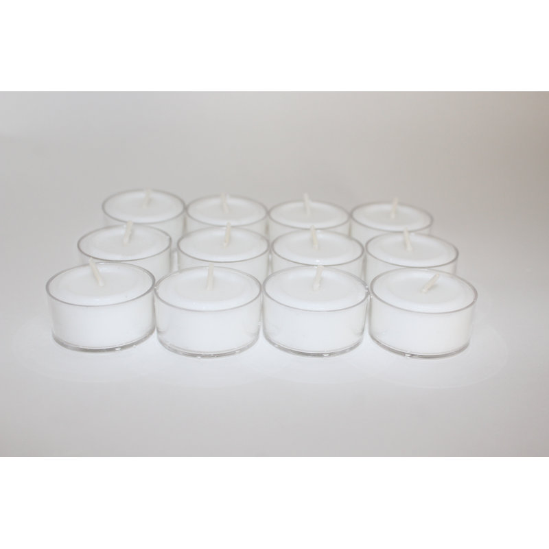 Ensemble de bougies chauffe-plat 12 pièces Tealights