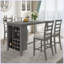 Ensemble de salle à manger 5 pièces avec chaises rembourrées Modern-1752519834-1752519835-1752519832