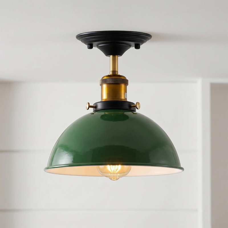 Flush Mount, Green
