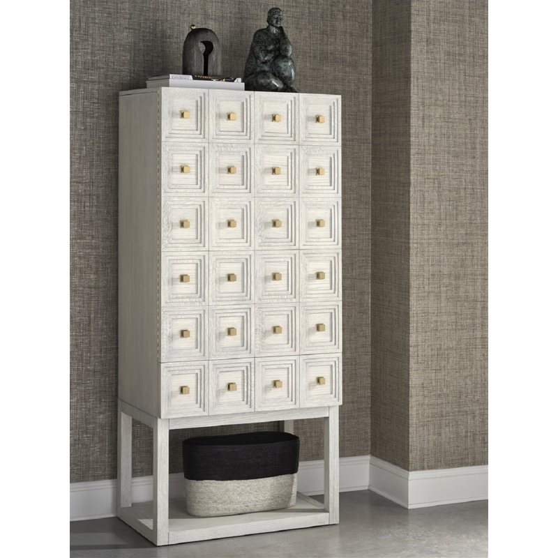 Adriano Solid Wood Bar Cabinet