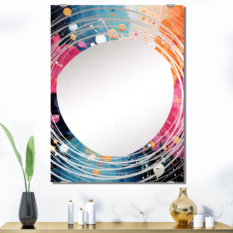 Nhan - Miroirs muraux décoratifs Pop Art MIR135792, 40 po x 30 po