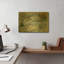 «River Bank In Springtime» par Vincent Van Gogh, art mural en métal doré, 16 po x 12 po-134368248