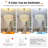 Modern Capiz Shell Crystal Chandeliers-358458655