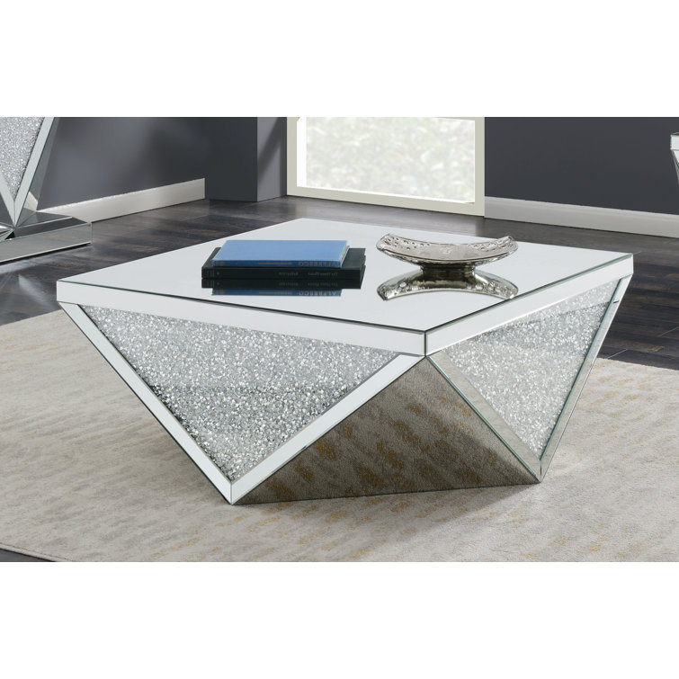 2 - Piece Glass Top Living Room Table Set