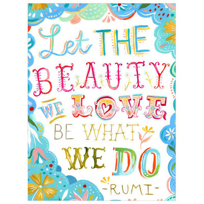 Text & Numbers Canvas Art