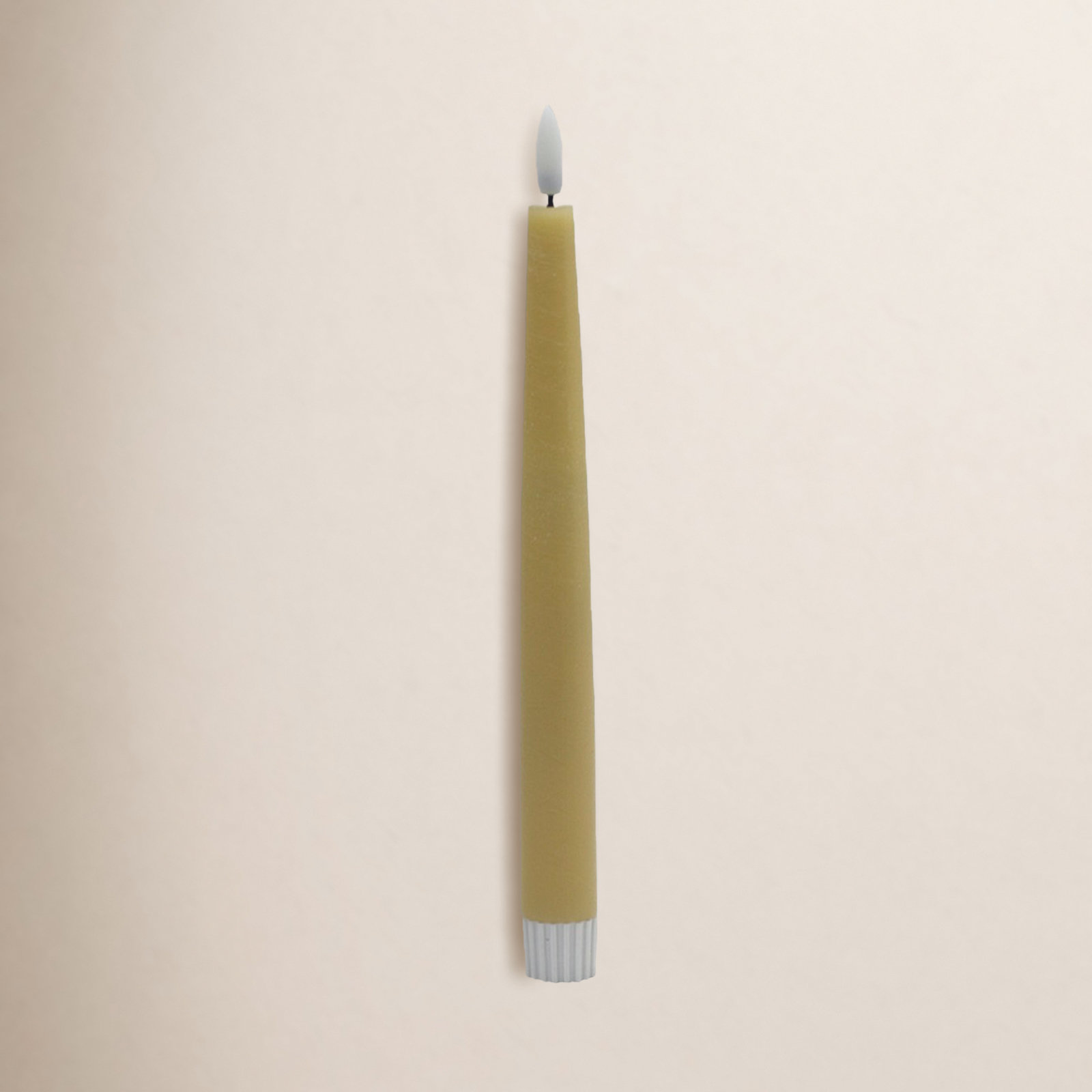 Flameless Taper Candle, Yellow
