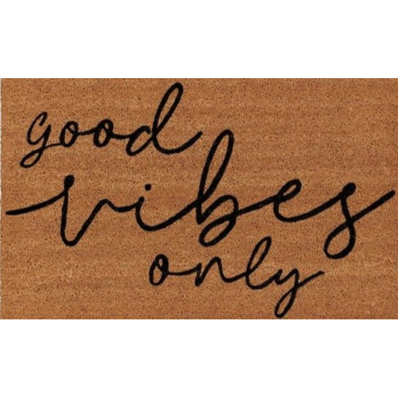Good Vibes Only Doormat