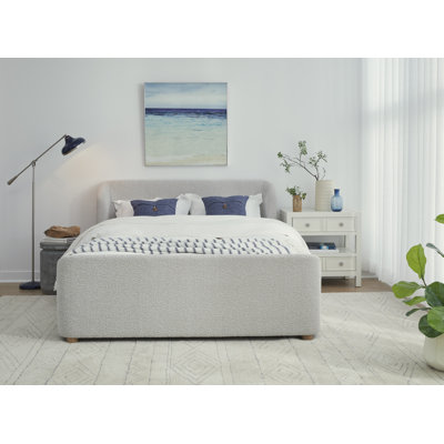 Lit plateforme tapissier Kris