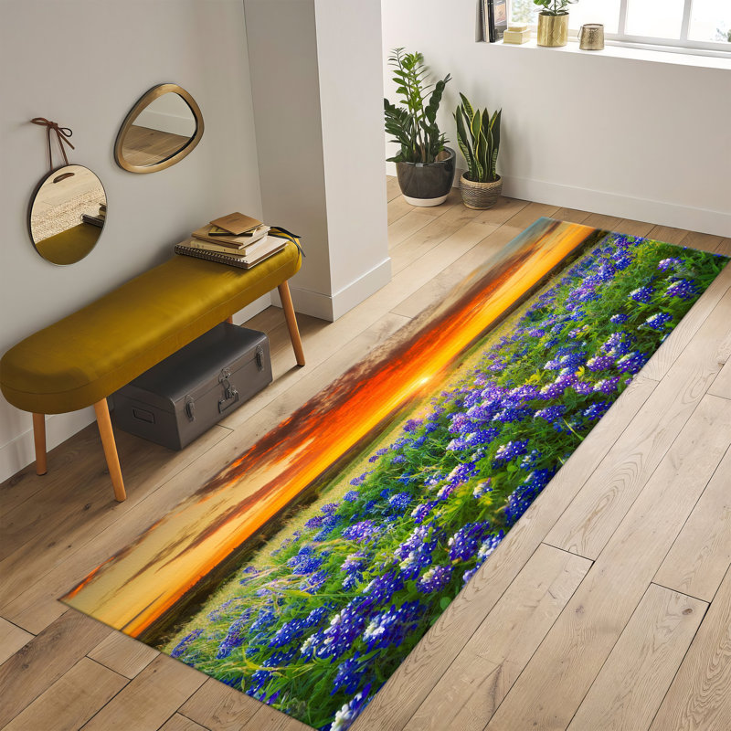 Tapis non tissé à motif mince aux motifs géométriques éclatants pour une touche de plancher accrocheuse dans les maisons et les bureaux