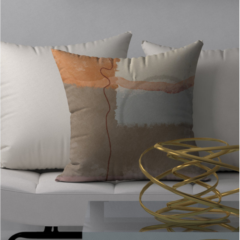  Housse de coussin carré et insert, 18" x 18"