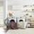 Machine Washable Oriental Red Area Rug-112557375