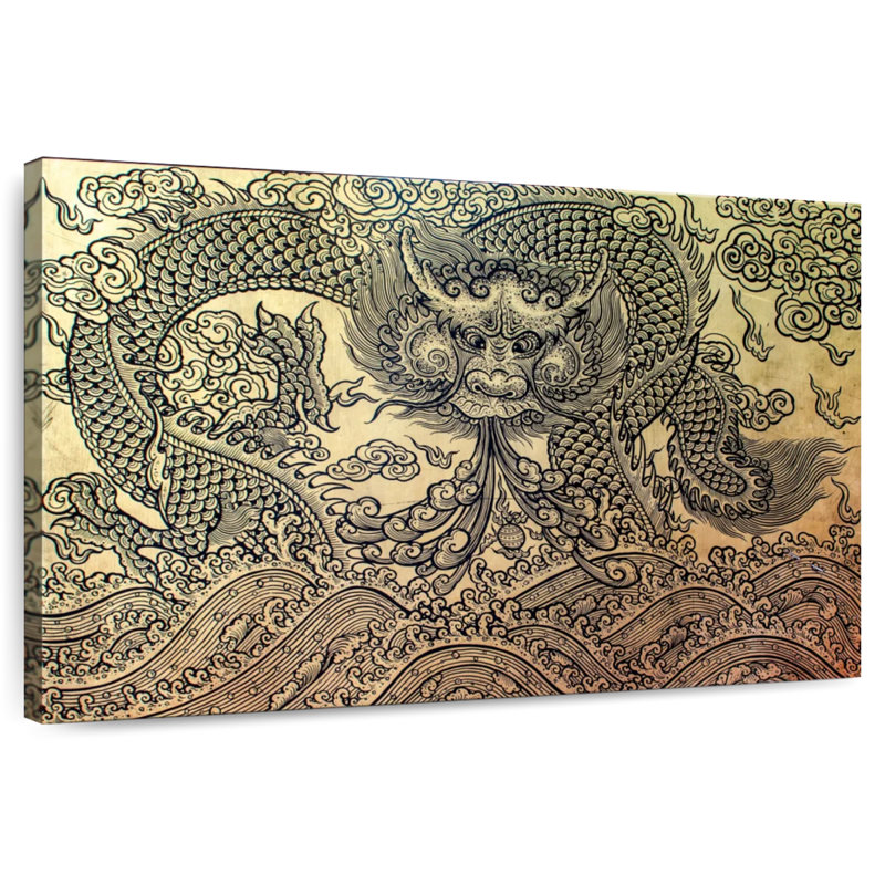 Brampt Legendary Dragon, 34" H x 51" W