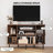 Corner Tv Stand With Power Outlet And Media Storage For Tvs Up To 55" For Living Room-1429560425