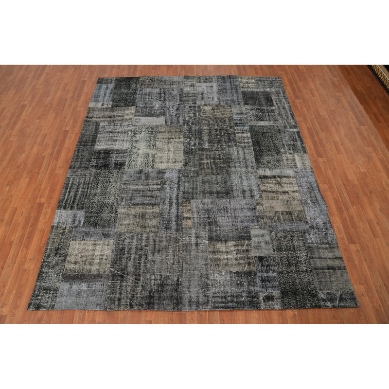 Handmade Patchwork Distressed Area Rug 8x10