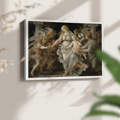 Angels From Above-LXXXV -Framed Print - Restickable