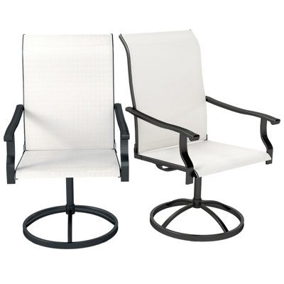 Ensemble de 2 chaises de patio Outsunny