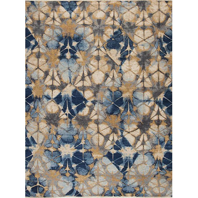 Shibori Hand Knotted Wool Indoor Rug