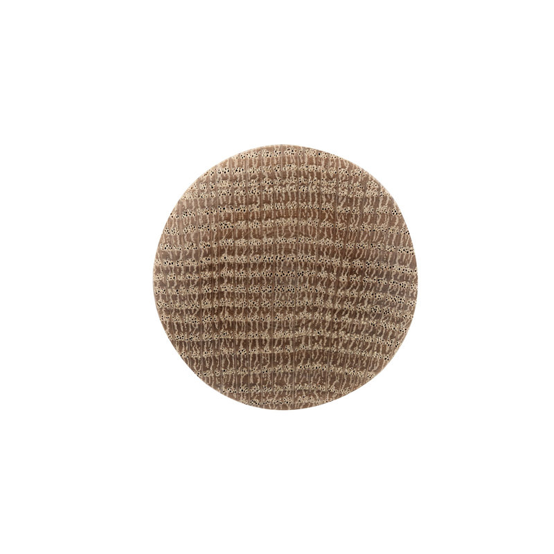 Expression 1 1/2" Diameter Mushroom Knob, Oak & Unfinished