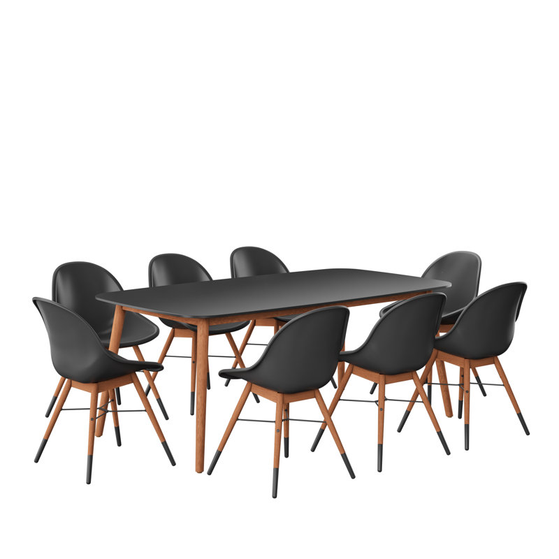 Anautica 8 - Person Patio Dining Set with Rectangular Table