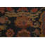 Tapis rouge en laine noué à la main de conception unique 1900S 11 pi 6 po x 14 pi 7 po Safeta
