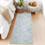 Tapis géométrique lavable 9 x 12, tapis antidérapant doux pour le salon, la salle à manger, la chambre de bébé, beige