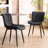 Heitger Leather Upholstered Side Chairs Modern Dining Chairs, Wingback Dining Room Chair-1132972913