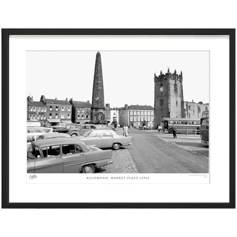 Richmond, Market Place C1965 by Francis Frith - Single Picture Frame Print, 40cm H x 50cm W x 2.3cm D